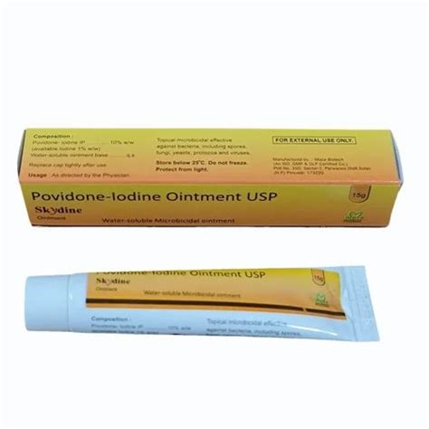 10% POVIDINE SKYDINE TUBE, Packaging Size: 15g, Cream at Rs 95/piece in ...