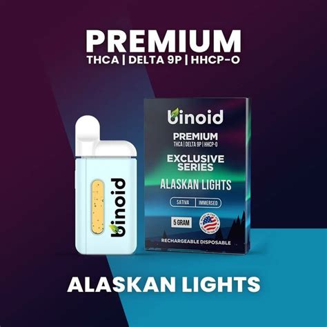 Binoid Exclusive Series 5 Gram THCA Disposable Vape My Delta Eight