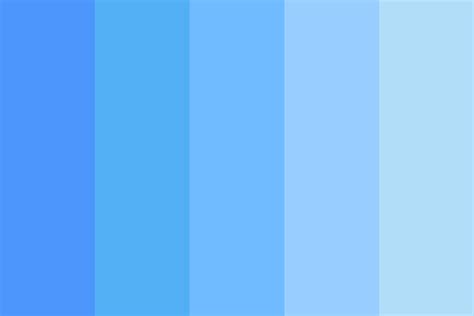 louis blue Color Palette | Blue monochromatic, Blue colour palette ...