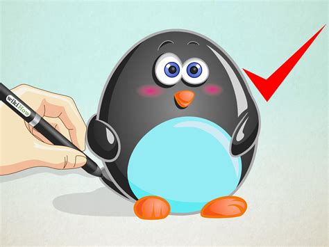 How to Draw a Cartoon Penguin: 13 Steps (with Pictures) - wikiHow