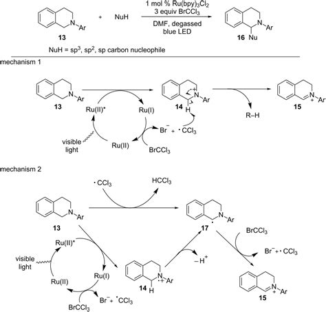 The Chemistry Of Amine Radical Cations Produced By Visible Light