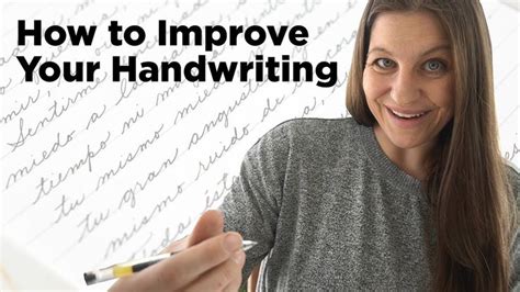 How To Improve Your Handwriting Youtube Improve Your Handwriting