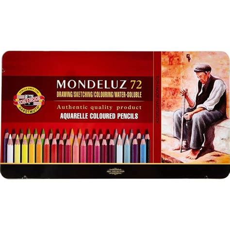 KOH I NOOR Mondeluz Crayons De Couleur Aquarelle Set De 72 295