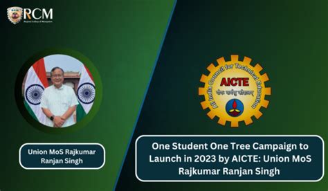 One Student One Tree Campaign To Launch In 2023 By AICTE Union MoS