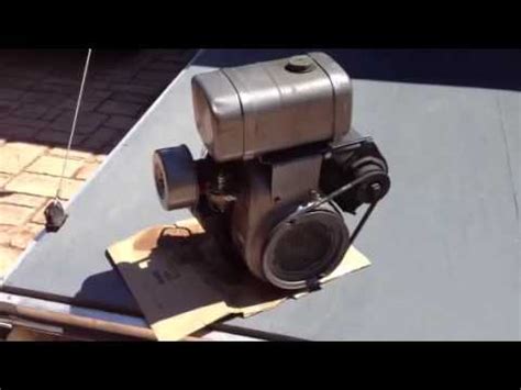 Kohler K181 engine B code 1966 - YouTube