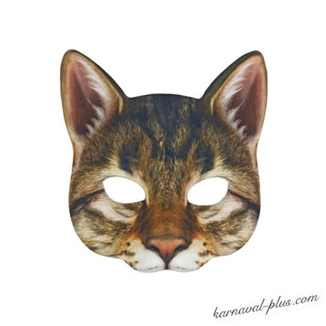 Маска котика купить недорого. Полосатый котик тканевый в интернет ...