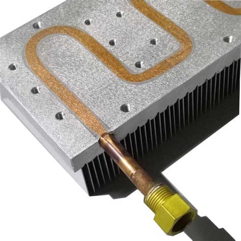 Water Cooling Igbt Heatsink With Copper Tube Embedded Lori Igbt Heat Sink