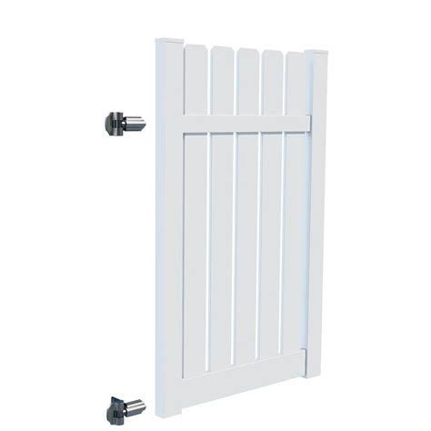 Veranda Sacramento 4 Ft X 6 Ft White Vinyl Walk Fence Gate Kit