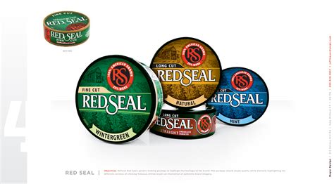 Red Seal Logo & Packaging by Jeff Meyer at Coroflot.com