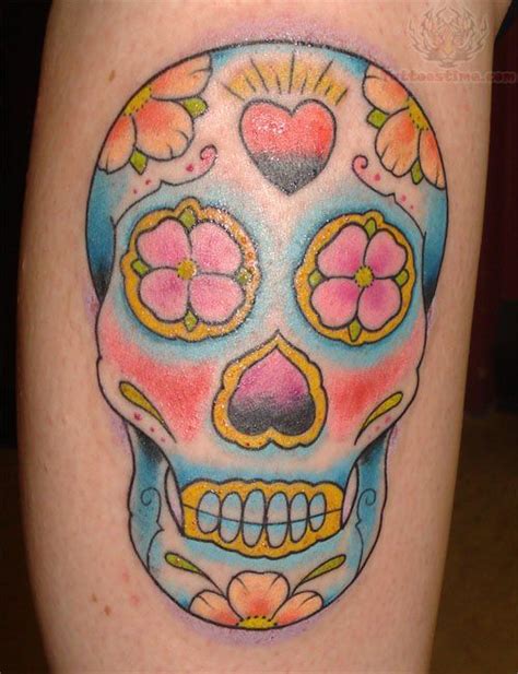 43 best A Sugar Skull Heart Tattoo Designs images on Pinterest | Sugar ...