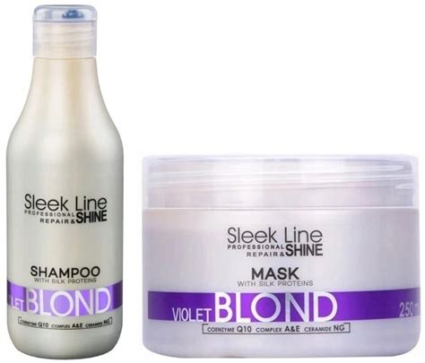 STAPiZ Maska Sleek Line BLOND ViOLET 250ml Szampon 12683002970 Allegro Pl