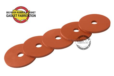 Silicone Washers Gaskets 2 X 50 X 1 4 Big River Rubber Gasket