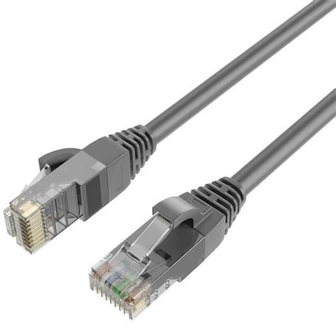 QualGear 100 ft. CAT 6 High-Speed Ethernet Cable - Gray QG-CAT6R-CCA ...