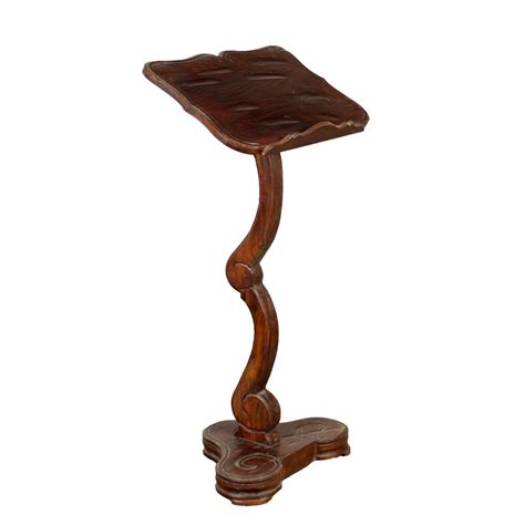 Antique Italian Lectern In Chestnut For Sale At Pamono