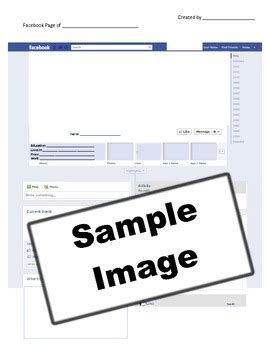 Facebook Profile Template (New Look) by Inspire Others | TpT