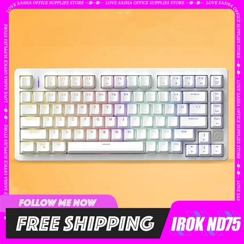 Irok Nd Teclado Fio Mec Nico Modo Rt Interruptor Magn Tico Gaming Teclados Hot Swap