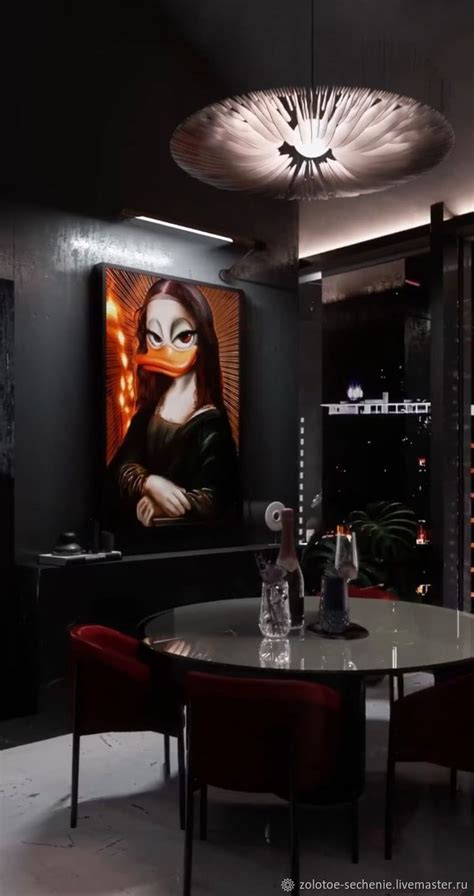 Картина маслом на медном холсте Лиза Дак Абстрактные картины в интерь в ...