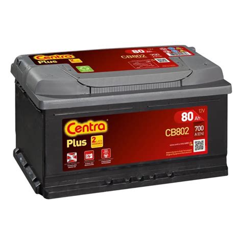 Akumulator Centra Plus 12V 80Ah 700A P CB802 Auto Gigant