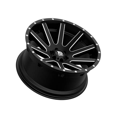 20 X 10 Xd Heist Satin Black Milled 6x55 456 Bs