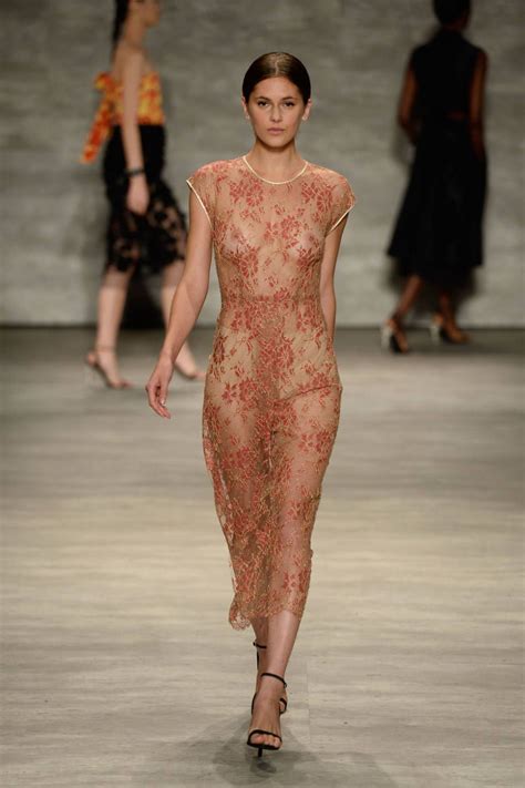 Nakedest Runway Looks Of NY Fashion Week Fashion Week Nude Fashion Fashion Week Spring
