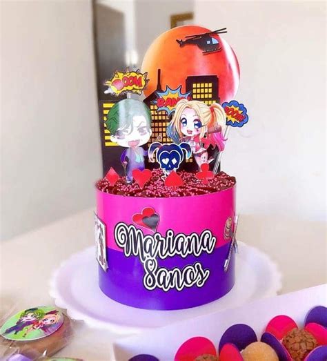Bolo Da Arlequina Infantil - Bolo da Arlequina: +79 fotos e dicas para uma decoração de aniversário ...