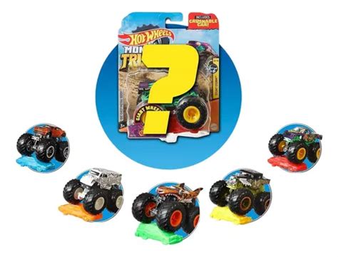Monster Trucks Hot Wheels Carros Miniatura Surpresa Mattel