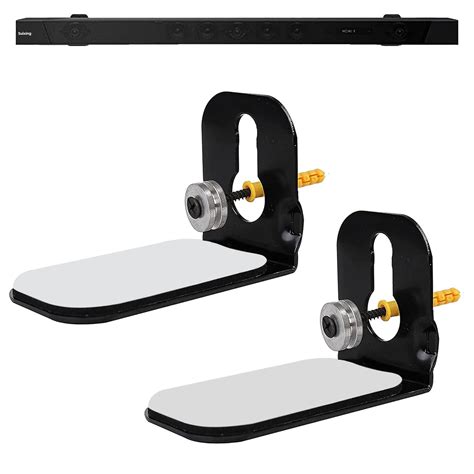 Alyphyly Universal Sound Bar Mounts Wall Mount Kit Soundbar Mounting ...