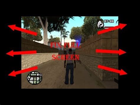 How To Fix Gta San Andreas Full Screen Resolution Work Youtube