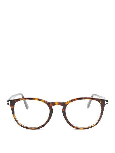 Glasses Tom Ford - Tortoise round eyeglasses - FT5401052 | iKRIX.com