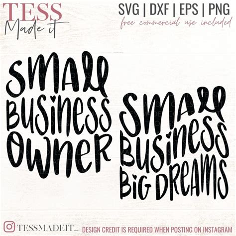 Small Business Owner Svg Small Business Svg Tess Made It