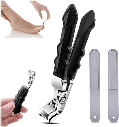 Outfany Clipmaster Pro Coupe ongles pour personnes âgées coupe ongles