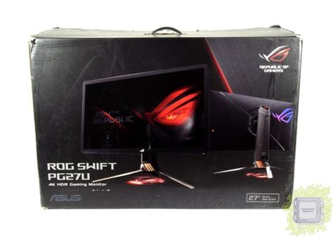 Обзор игрового монитора Asus Rog Swift Pg27u Greentechreviews