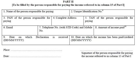 How To Fill New Form 15g Or New Form No15h