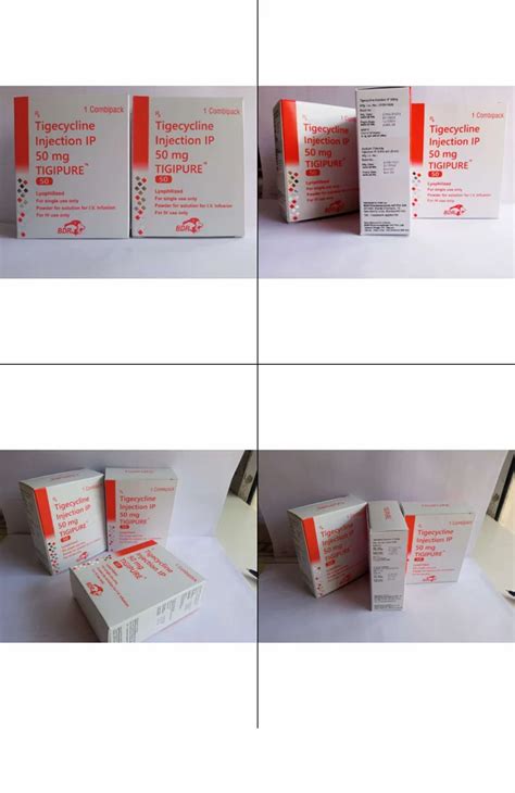 Tigecycline Injection IP 50 Mg TIGIPURE 50 Box At Rs 352 Vial In