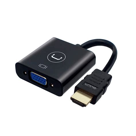 Adaptador Unno Ad Bk Hdmi A Vga P Netpc