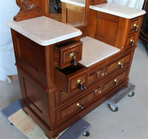 Bargain Johns Antiques Antique Victorian Walnut 3 Piece Bedroom Set