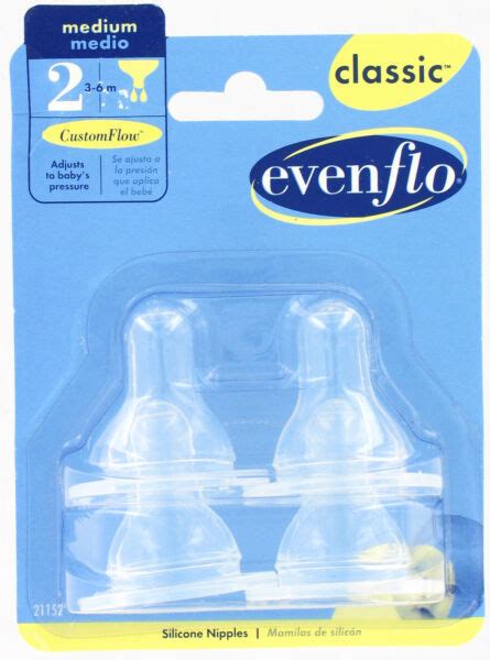 16ct Evenflo Classic Silicone Nipples Stage 2 Medium Flow 3 6m 2115214 For Sale Online Ebay