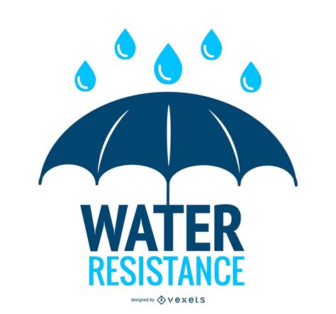 Water Resistance Umbrella Icon Vector Download