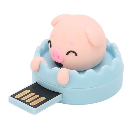 U Disk Cute Pig Usb Interface Hot Swap Anti Electromagnetic Interference Flash Drive For Home