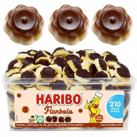 Flanbolo Caramel Haribo boîte 210 bonbons