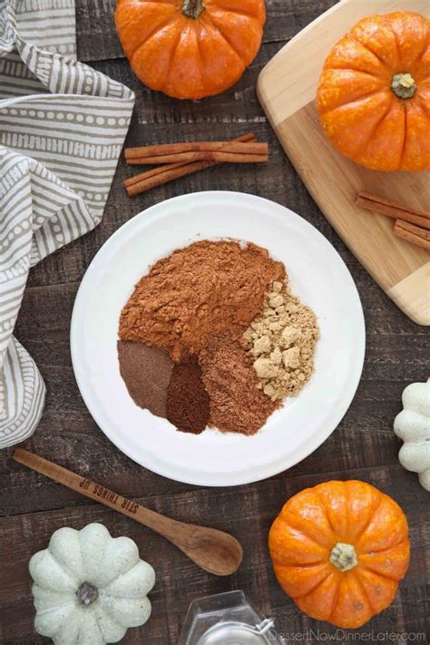 Homemade Pumpkin Pie Spice Recipe Dessert Now Dinner Later