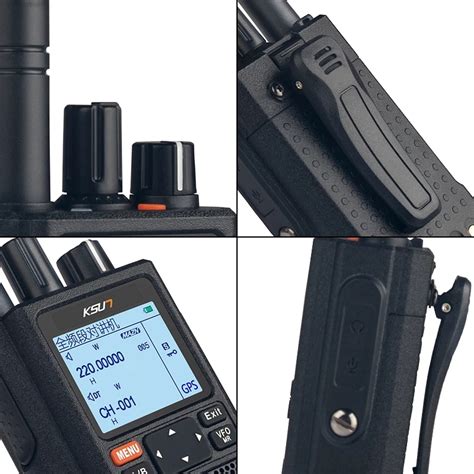 KSUN X UV98D 10W Walkie Talkie Full Screen GPS Positioning Display