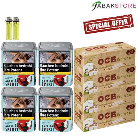 American Spirit Sparpaket Im Angebot Mit Ocb Organic