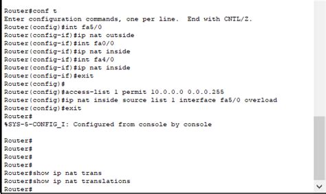 Solved Command Show Ip Nat Translations Doesnt Output Anything