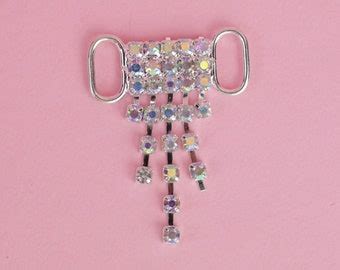 Rhinestone Bikini Connector Npc Ifbb Competition Bikini Etsy