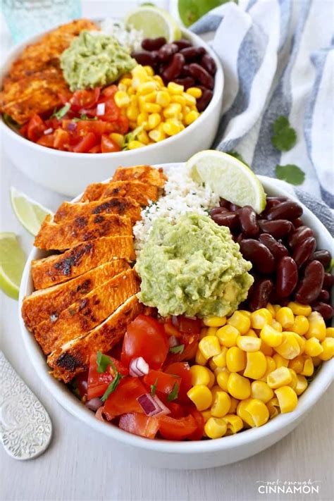 Chipotles Chicken Burrito Bowl With Cilantro Lime Cauliflower Rice