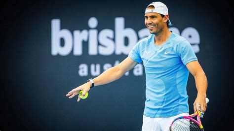 Rafael Nadal Steps Out For First Practice In Brisbane | ATP Tour | Tennis