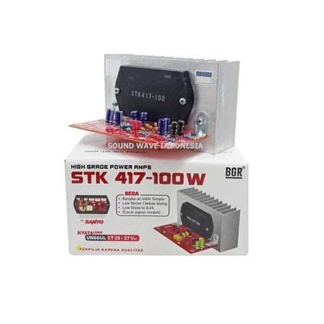 Jual Kit Stk Sanyo Mini Size Stereo W Power Amplifier Di