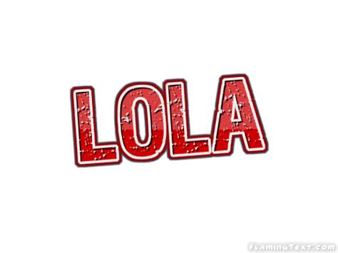 Lola Logo Free Name Design Tool From Flaming Text