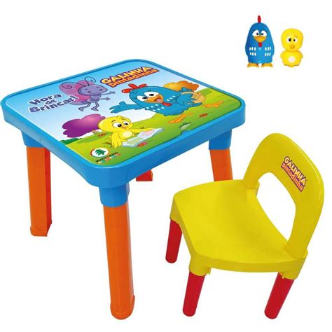 Mesa Infantil Did Tica Mesinha C Cadeira Ponto